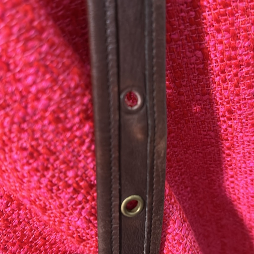 Vintage Coach Stewardess Bag Purse 9525 Dark Brown Mahogany Costa Rica - Picture 3 of 12